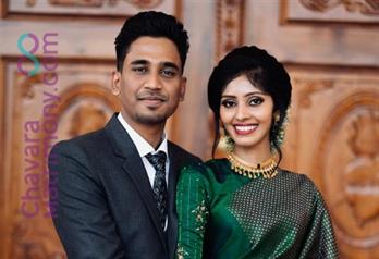 Wedding photos of Renit Araham and Aiju T Biju.